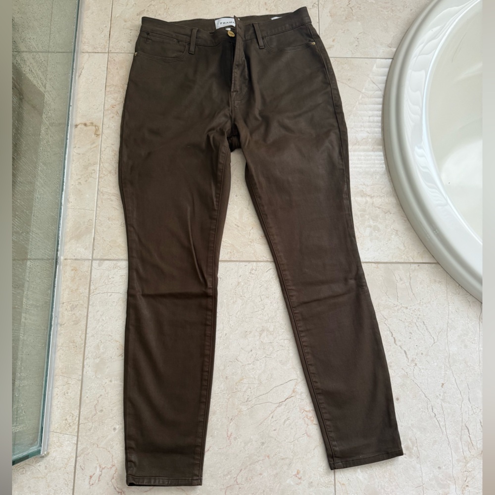 Frame coated pants